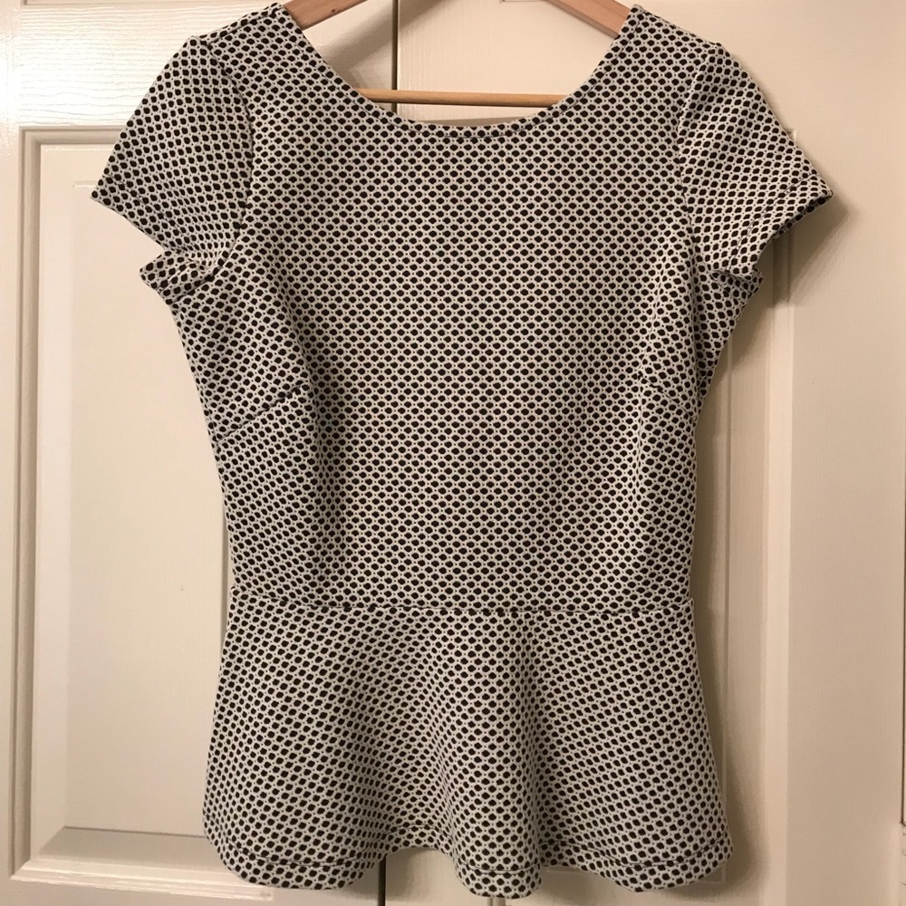 Banana Republic peplum top NWT
